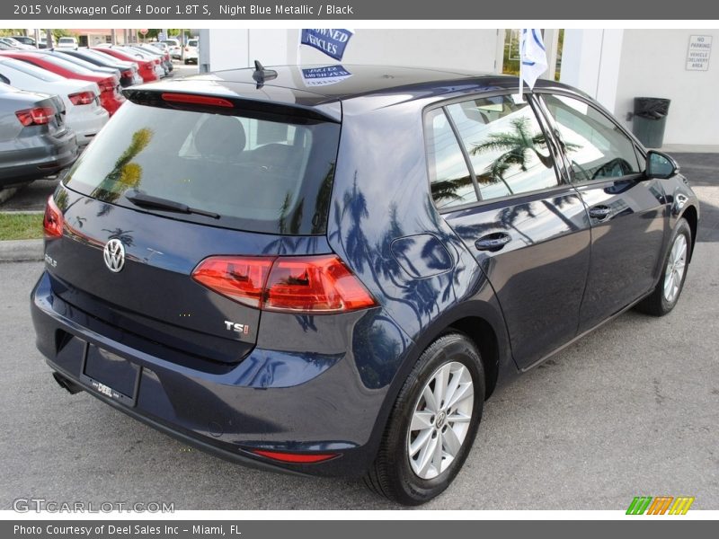 Night Blue Metallic / Black 2015 Volkswagen Golf 4 Door 1.8T S