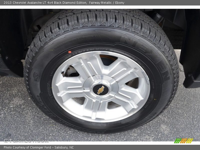 Fairway Metallic / Ebony 2013 Chevrolet Avalanche LT 4x4 Black Diamond Edition