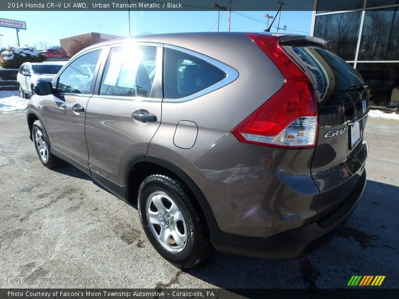 Urban Titanium Metallic / Black 2014 Honda CR-V LX AWD