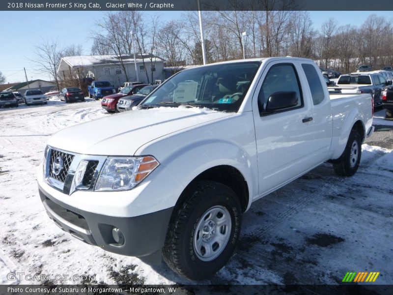 Glacier White / Graphite 2018 Nissan Frontier S King Cab