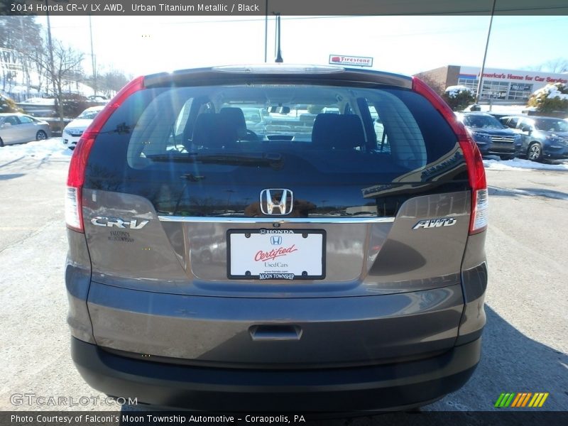 Urban Titanium Metallic / Black 2014 Honda CR-V LX AWD