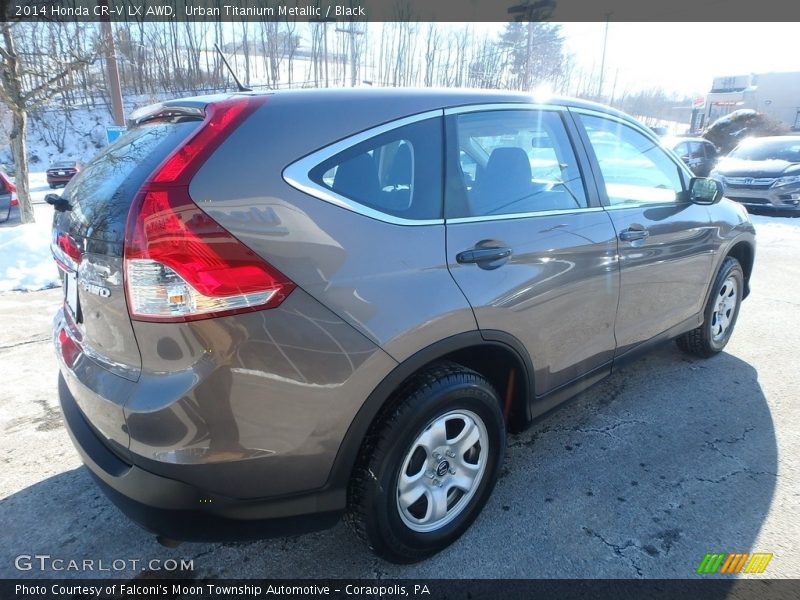 Urban Titanium Metallic / Black 2014 Honda CR-V LX AWD
