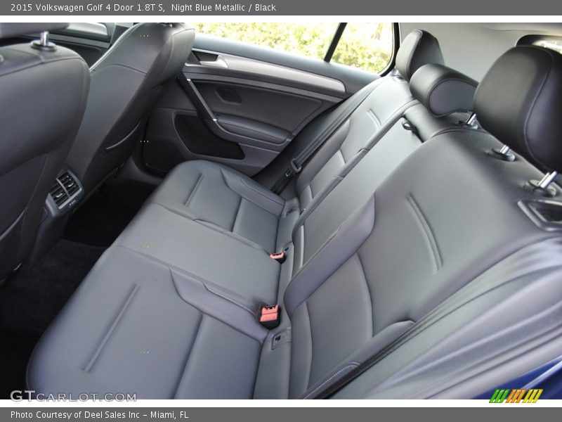 Night Blue Metallic / Black 2015 Volkswagen Golf 4 Door 1.8T S