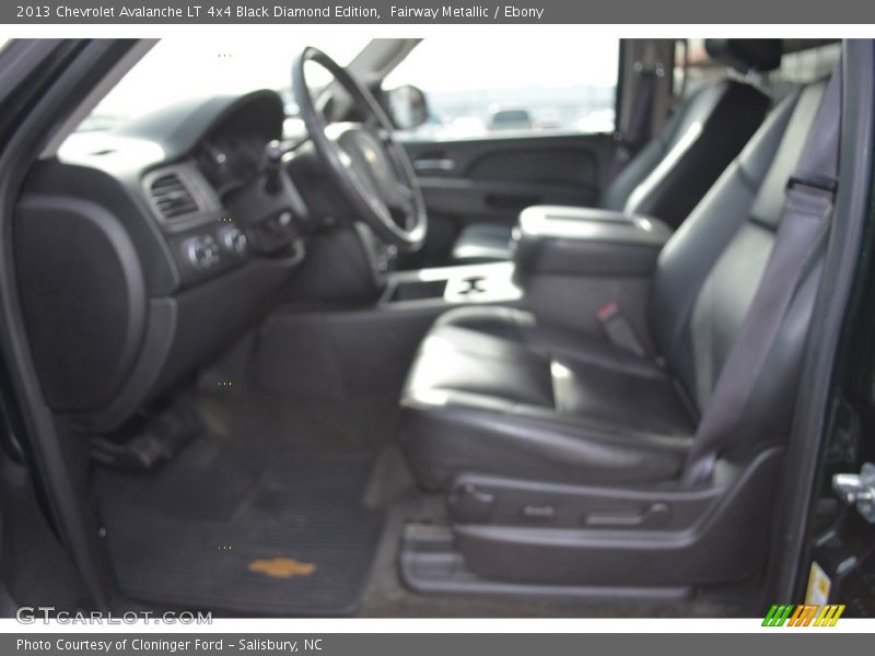 Fairway Metallic / Ebony 2013 Chevrolet Avalanche LT 4x4 Black Diamond Edition