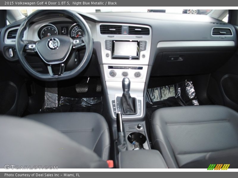 Night Blue Metallic / Black 2015 Volkswagen Golf 4 Door 1.8T S
