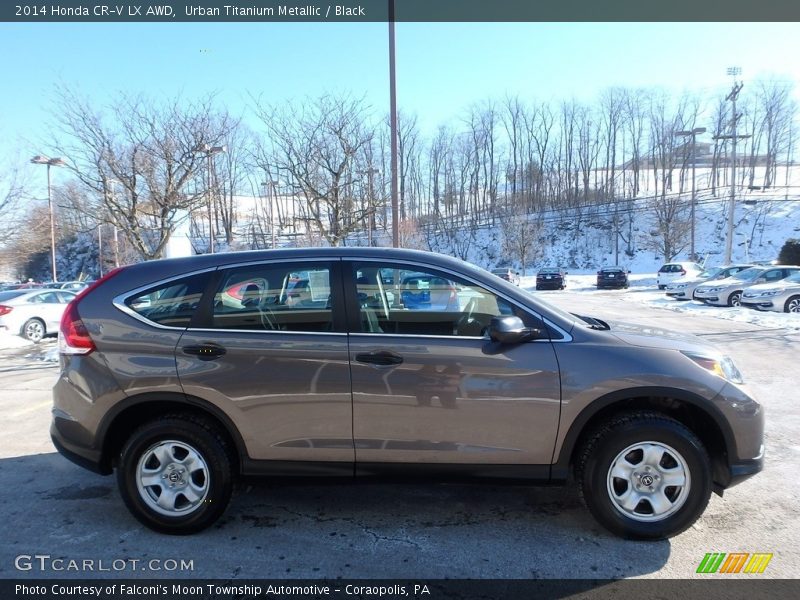 Urban Titanium Metallic / Black 2014 Honda CR-V LX AWD
