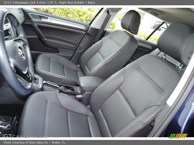 Night Blue Metallic / Black 2015 Volkswagen Golf 4 Door 1.8T S