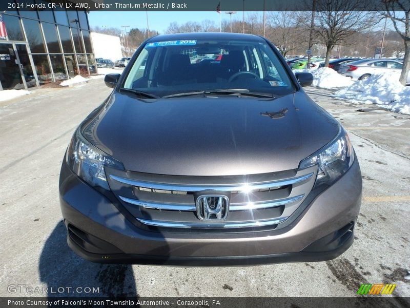 Urban Titanium Metallic / Black 2014 Honda CR-V LX AWD