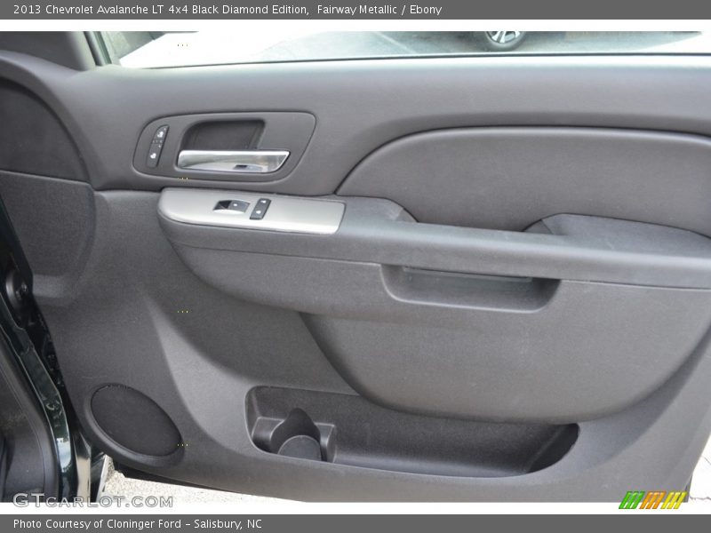 Fairway Metallic / Ebony 2013 Chevrolet Avalanche LT 4x4 Black Diamond Edition