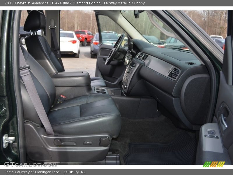 Fairway Metallic / Ebony 2013 Chevrolet Avalanche LT 4x4 Black Diamond Edition