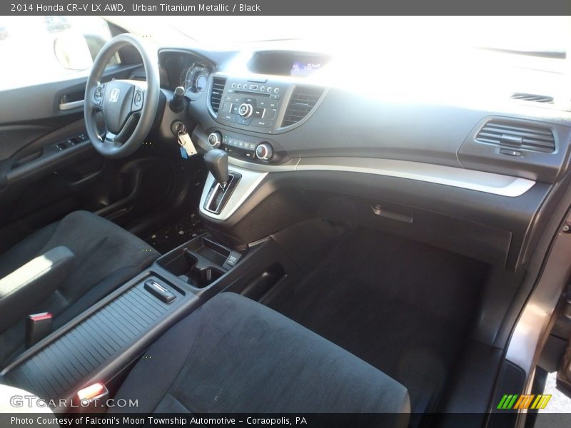 Urban Titanium Metallic / Black 2014 Honda CR-V LX AWD