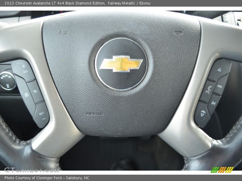 Fairway Metallic / Ebony 2013 Chevrolet Avalanche LT 4x4 Black Diamond Edition