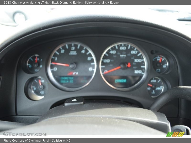Fairway Metallic / Ebony 2013 Chevrolet Avalanche LT 4x4 Black Diamond Edition