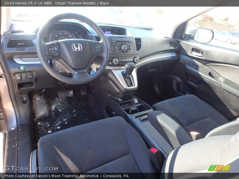 Urban Titanium Metallic / Black 2014 Honda CR-V LX AWD