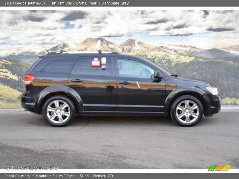 Brilliant Black Crystal Pearl / Dark Slate Gray 2010 Dodge Journey SXT