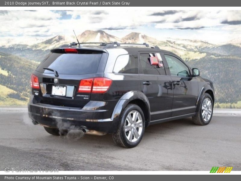 Brilliant Black Crystal Pearl / Dark Slate Gray 2010 Dodge Journey SXT