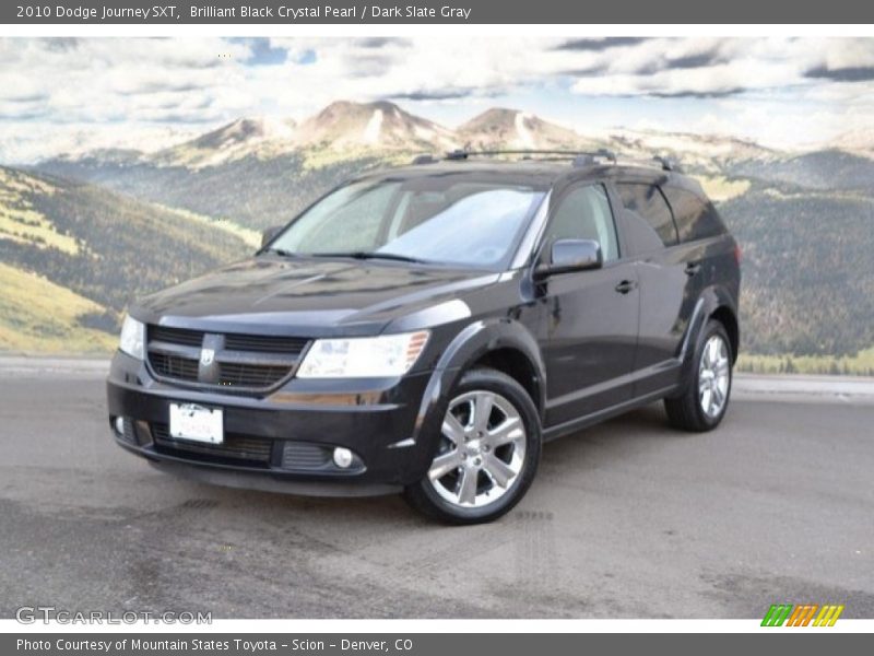 Brilliant Black Crystal Pearl / Dark Slate Gray 2010 Dodge Journey SXT