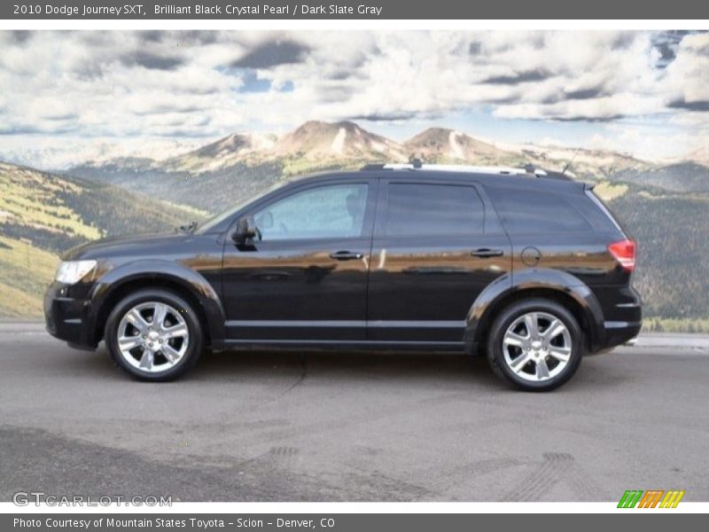 Brilliant Black Crystal Pearl / Dark Slate Gray 2010 Dodge Journey SXT