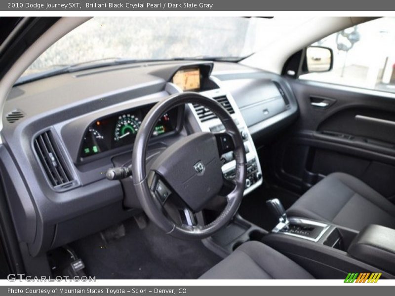 Brilliant Black Crystal Pearl / Dark Slate Gray 2010 Dodge Journey SXT