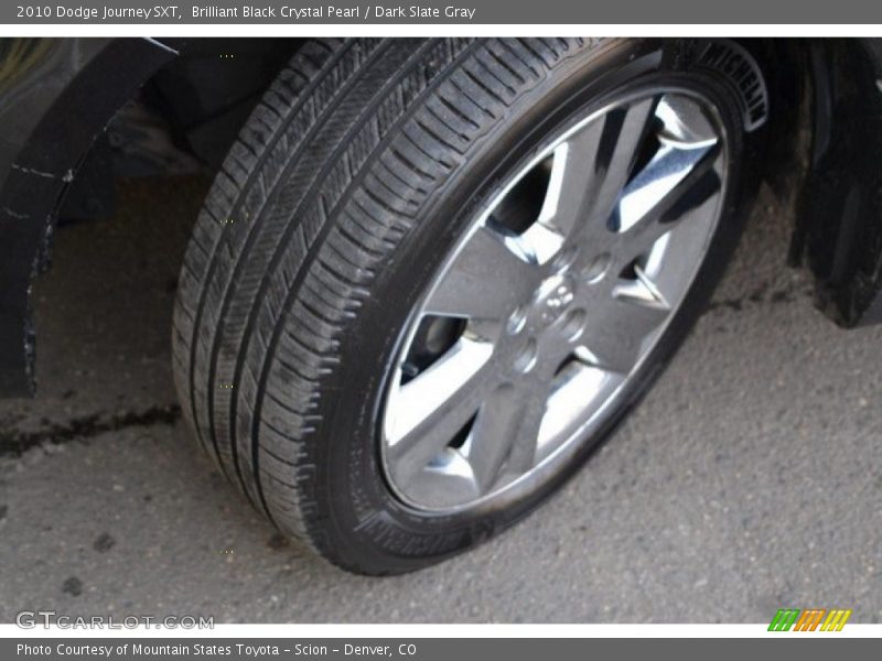 Brilliant Black Crystal Pearl / Dark Slate Gray 2010 Dodge Journey SXT