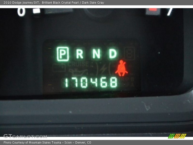Brilliant Black Crystal Pearl / Dark Slate Gray 2010 Dodge Journey SXT