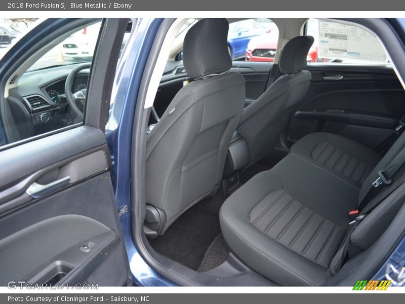 Rear Seat of 2018 Fusion S