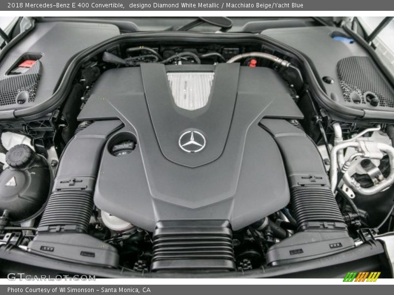  2018 E 400 Convertible Engine - 3.0 Liter Turbocharged DOHC 24-Valve VVT V6