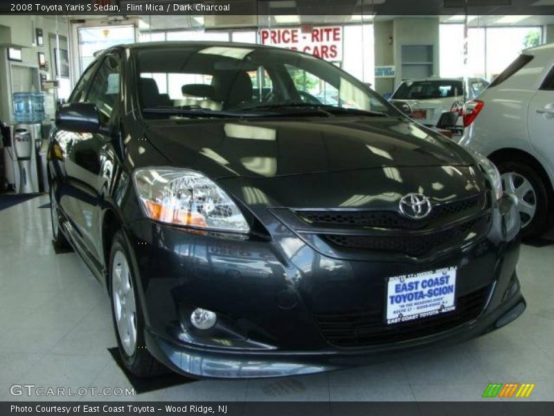 Flint Mica / Dark Charcoal 2008 Toyota Yaris S Sedan
