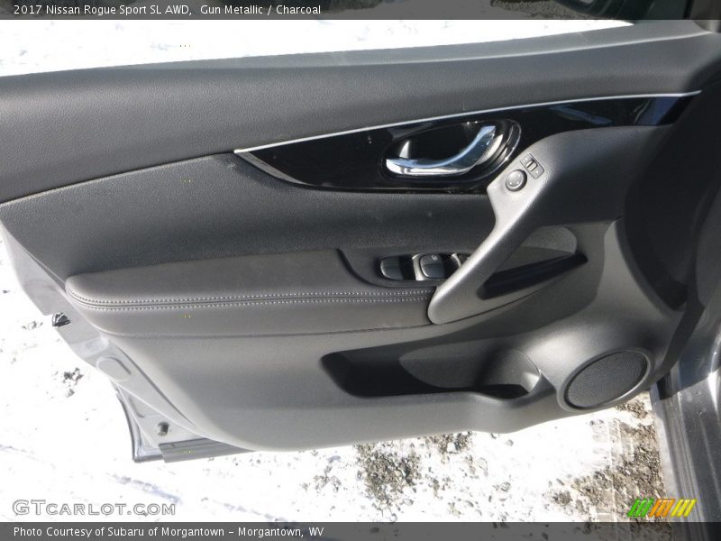 Gun Metallic / Charcoal 2017 Nissan Rogue Sport SL AWD