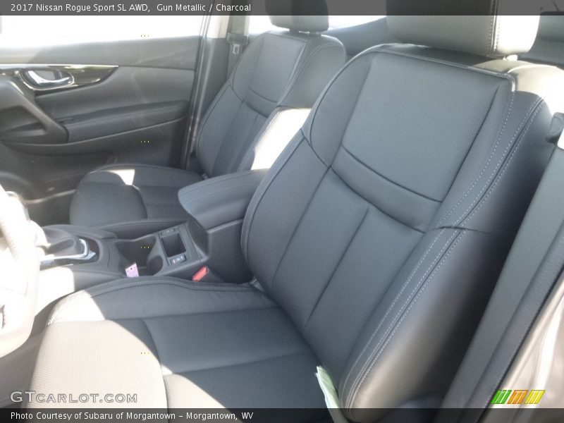 Gun Metallic / Charcoal 2017 Nissan Rogue Sport SL AWD