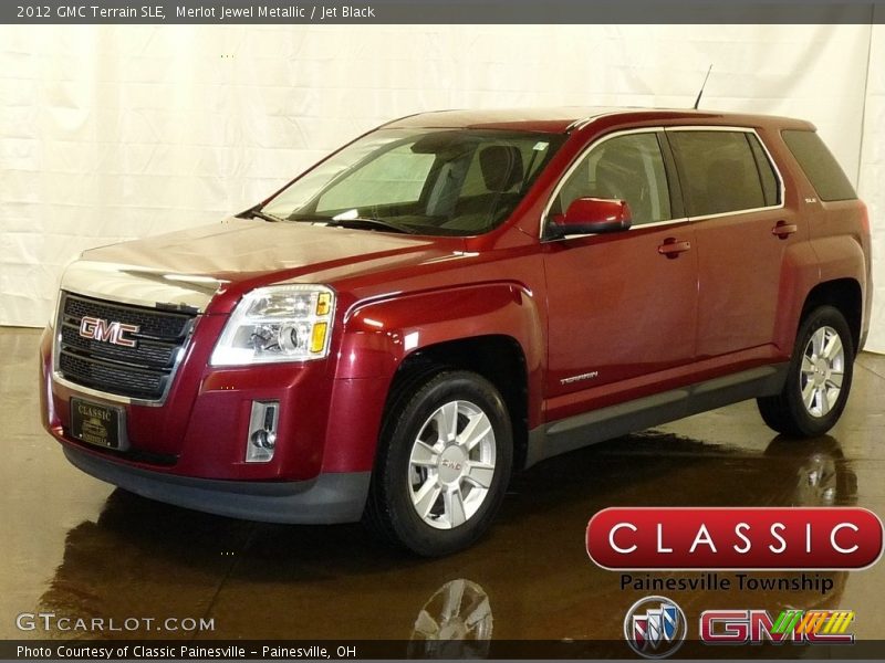 Merlot Jewel Metallic / Jet Black 2012 GMC Terrain SLE