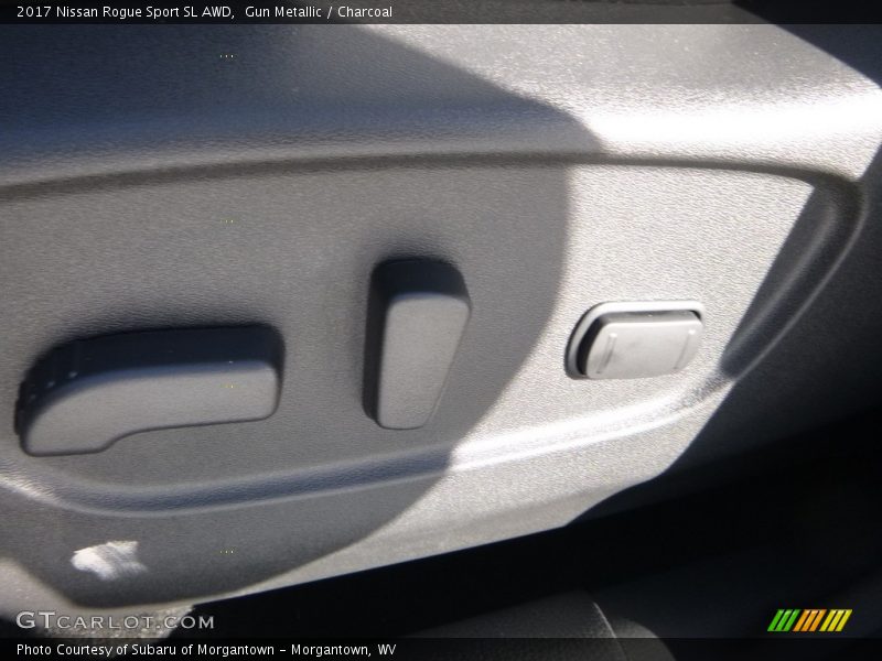Gun Metallic / Charcoal 2017 Nissan Rogue Sport SL AWD