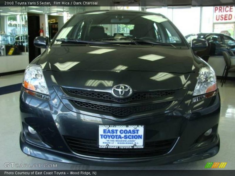 Flint Mica / Dark Charcoal 2008 Toyota Yaris S Sedan