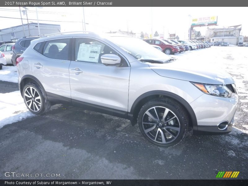 Brilliant Silver / Charcoal 2017 Nissan Rogue Sport SL AWD