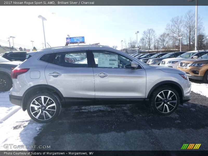 Brilliant Silver / Charcoal 2017 Nissan Rogue Sport SL AWD