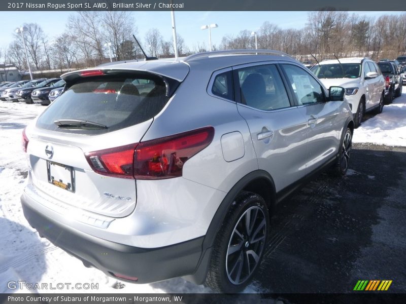 Brilliant Silver / Charcoal 2017 Nissan Rogue Sport SL AWD