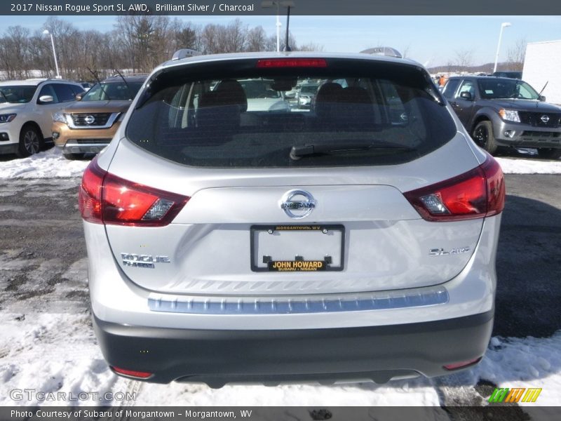Brilliant Silver / Charcoal 2017 Nissan Rogue Sport SL AWD