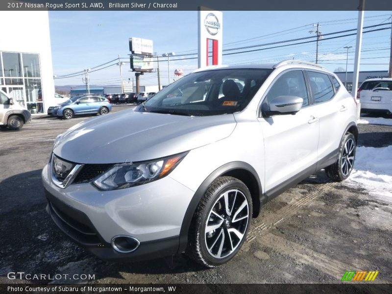 Brilliant Silver / Charcoal 2017 Nissan Rogue Sport SL AWD