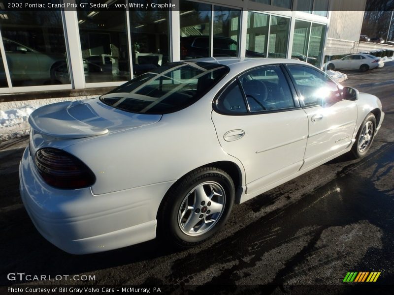 Ivory White / Graphite 2002 Pontiac Grand Prix GT Sedan