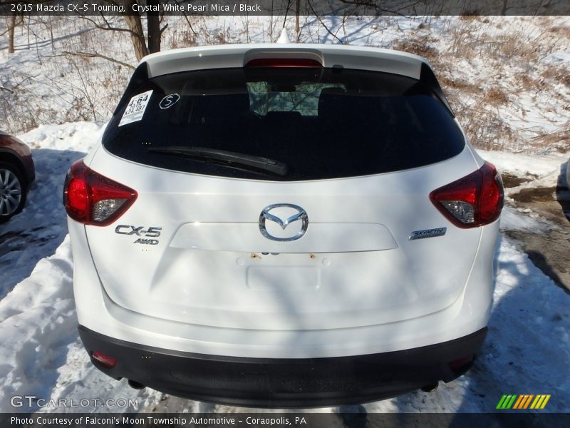 Crystal White Pearl Mica / Black 2015 Mazda CX-5 Touring