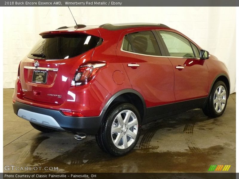 Winterberry Red Metallic / Ebony 2018 Buick Encore Essence AWD