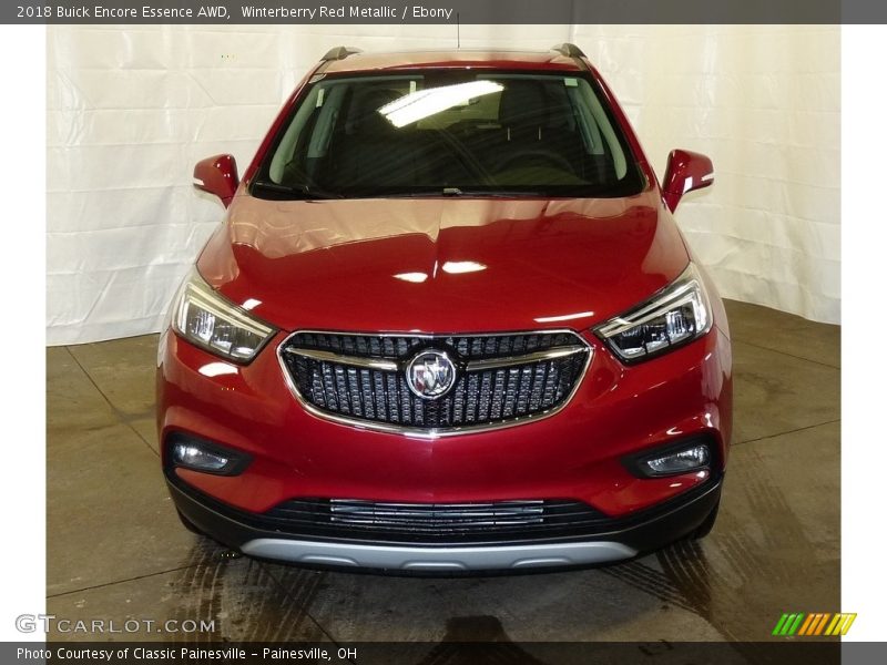 Winterberry Red Metallic / Ebony 2018 Buick Encore Essence AWD