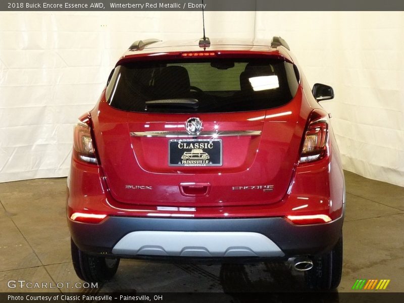 Winterberry Red Metallic / Ebony 2018 Buick Encore Essence AWD