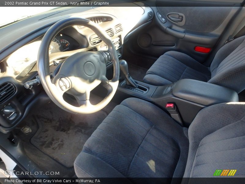 Ivory White / Graphite 2002 Pontiac Grand Prix GT Sedan