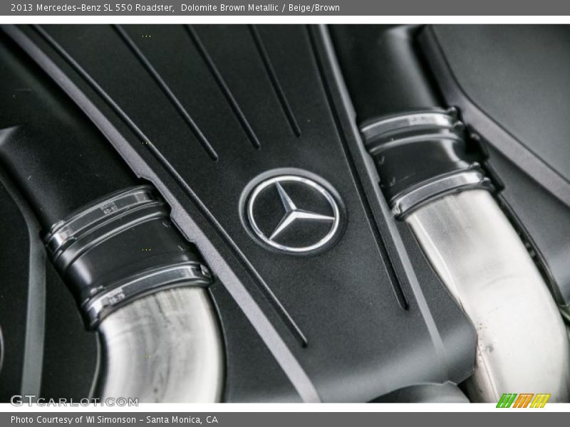 Dolomite Brown Metallic / Beige/Brown 2013 Mercedes-Benz SL 550 Roadster