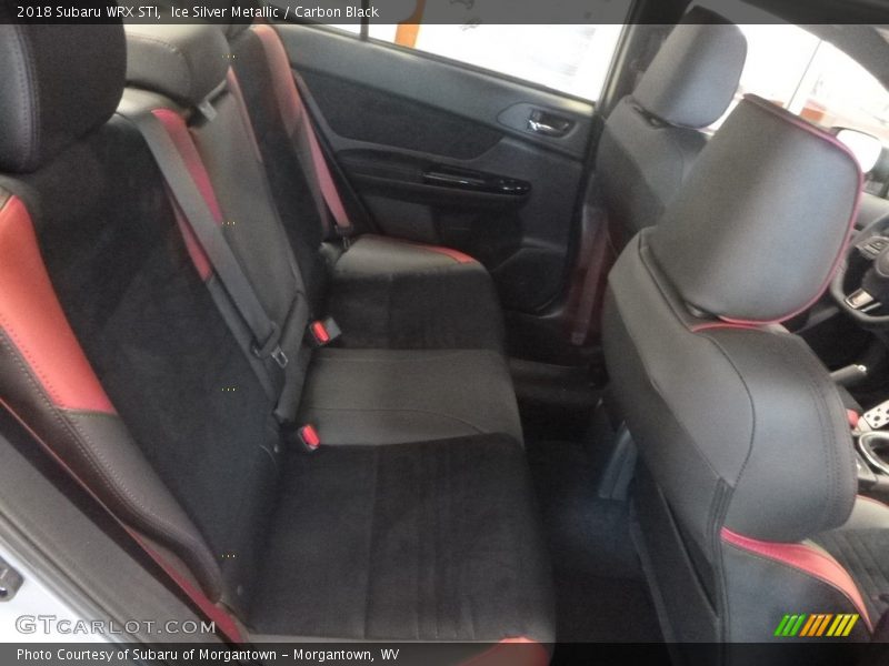Rear Seat of 2018 WRX STI