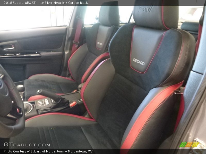 Front Seat of 2018 WRX STI