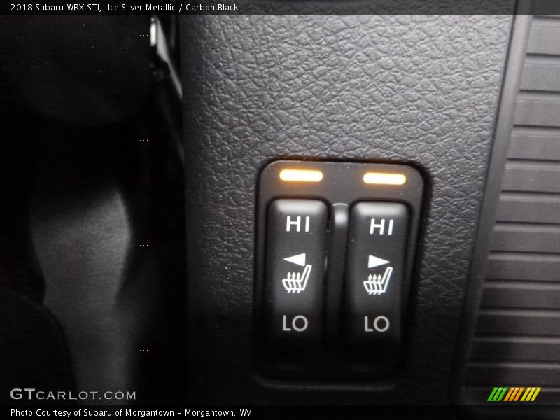 Ice Silver Metallic / Carbon Black 2018 Subaru WRX STI