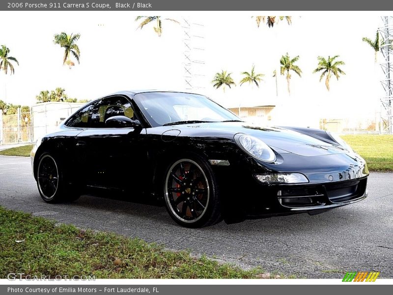 Black / Black 2006 Porsche 911 Carrera S Coupe