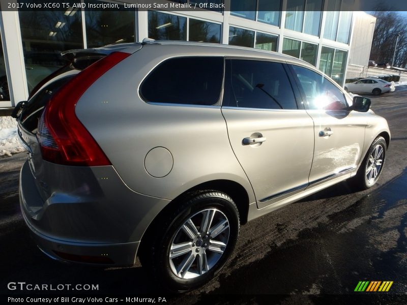 Luminous Sand Metallic / Off Black 2017 Volvo XC60 T5 AWD Inscription